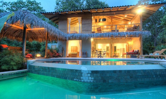 Playa Hermosa Cobano Villa | Casa Macondo Romantic Tropical Luxury Beach Villa with Casita