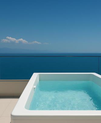 Spartylas Villa | Casa Moureto - One bedroom Sea View Villa with Jacuzzi
