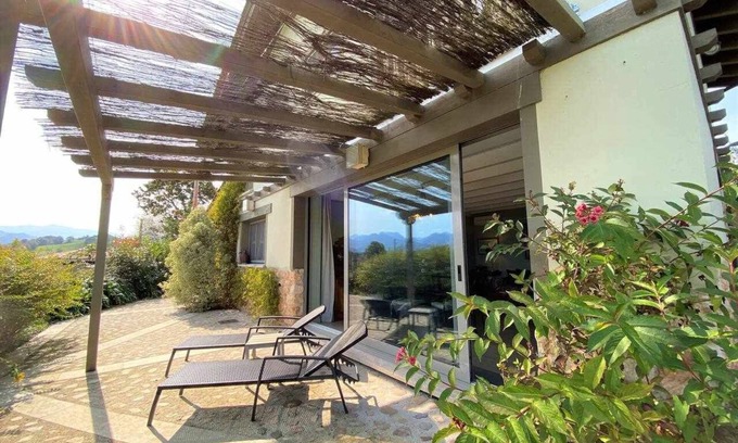 Parres House | Casa Palo, Balcony to Picos de Europa.