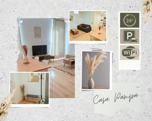 Clermont-Ferrand Apartment | Casa Pampa 4 pers Parking check-in 24sur24 wifi
