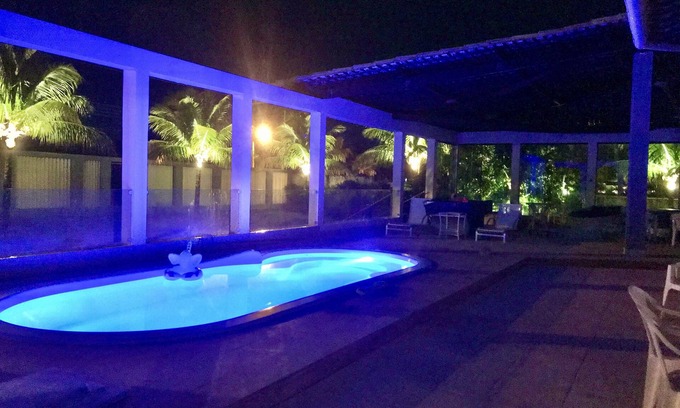 Estancia House | Casa Praia do Saco, Pool, Barbecue, 7 Air-conditioned Rooms, Near the Beach