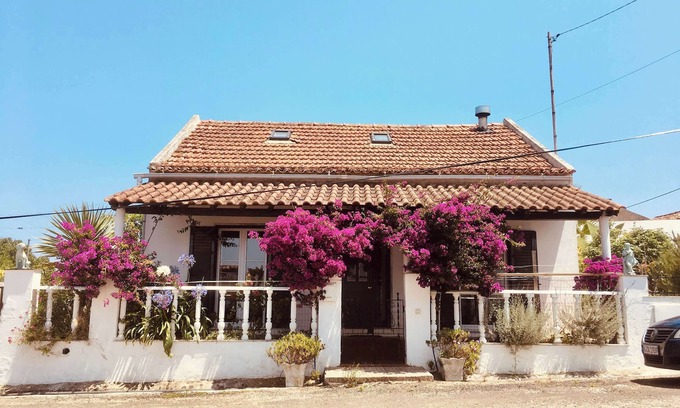 Lourinha House | Casa Cao Verde Peaceful Country Retreat with Garden BBQ and Sea Nearby