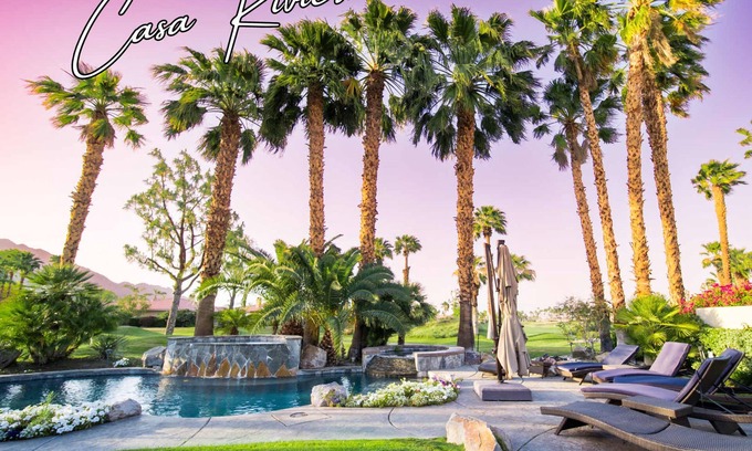 La Quinta House | Casa Riviera 5BR PGA West Estate Pool Fire Pit