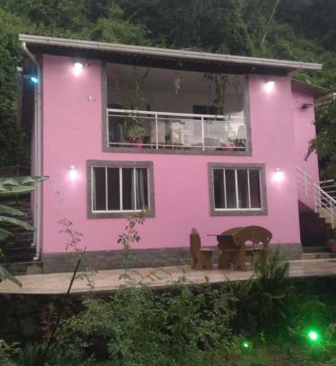 Mage Ski Chalet | Casa rosa