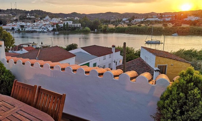 Sanlucar de Guadiana House | Casa rural La Rabá Terraza con increíbles vistas