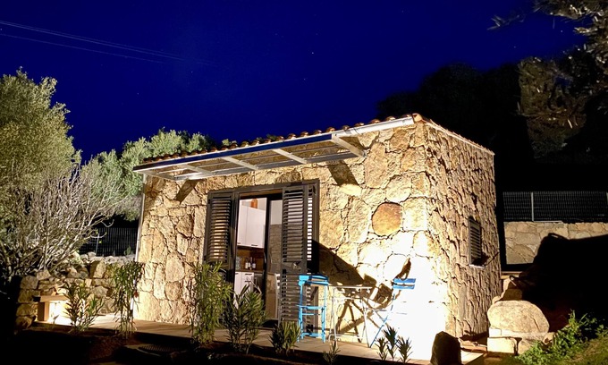 Monacia-d'Aullene House | Casa Santu(Studio 20m2) 2/3p, patio 30m2,Clim,free parking
