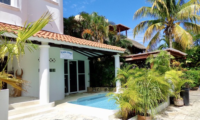 Playacar Fase I House | Casa Svea Beautiful And Spacious 4 Bedroom Villa, 200 Meters From The Beach.