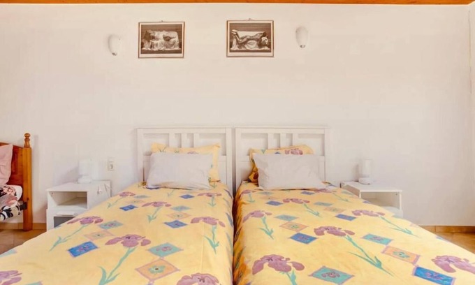 Teguise Resort | CASA VERDE Apartment 5 View of the garden and the Risco de Famara.