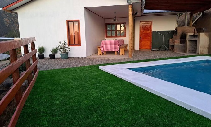 Olmue Apartment | Casa Vista del sol, con piscina, tinaja, y quincho