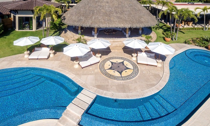Punta de Mita Villa | Casa Wirikuta: Private Oceanfront Paradise. Chef, Movie Theater, Gym, Surf Break