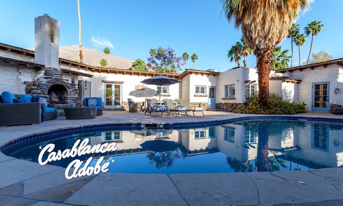 Warm Sands House | Casablanca Adobe - A Magical Oasis & Historic Home in the Heart of Palm Springs