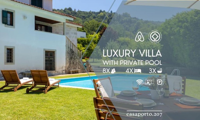 Tenoes Villa | casabraga.207 - Villa with Pool Bom Jesus