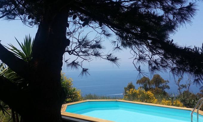 Monte Gallina Cottage | casetta eoliana romantic hideaway pool,hot tub and sauna, private use of guests