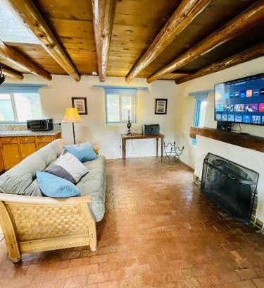 Seton Village House | Casita Azul, Historic and Cozy Santa Fe Adobe