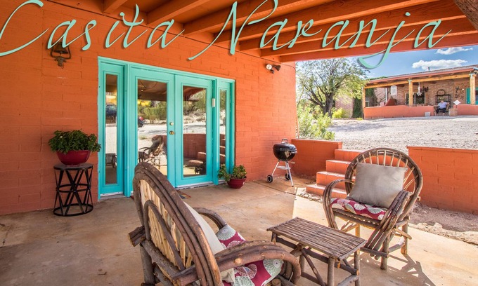 Tanque Verde House | "CASITA NARANJA" GUEST HOUSE NESTLED IN LUSH DESERT OF NE TUCSON FOOTHILLS