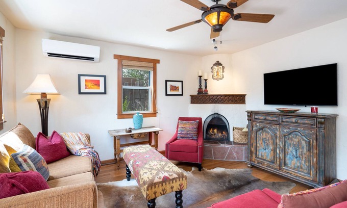 South Capitol House | Casita Zorro | Fireplace, Patio, Near Activities