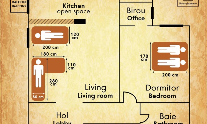 Arad Apartment | Castle Deluxe Apartment - all the comforts of Home