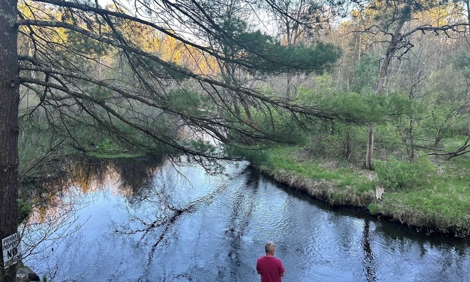 Baldwin House | Casual cozy Baldwin River 3 Bedroom Cabin. Fish on site, ATV, Canoe nearby.
