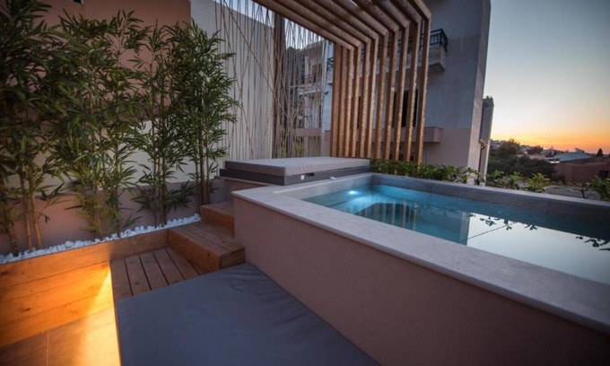 Koutouloufari Villa | Cataphari Luxury Villa with Sea View Sleeps 8