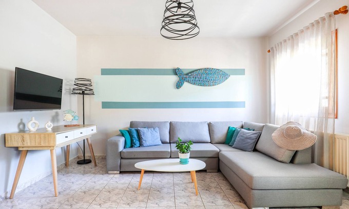 Poros Apartment | Catherine Blue Suite 1 - 4 minutes off the beach