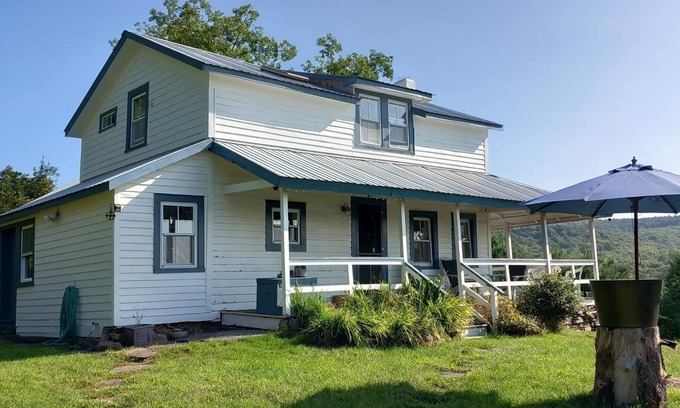 Oliverea Other | Catskill Farmhouse, mountain views, spring-fed swimming pond with deck, 22 acres