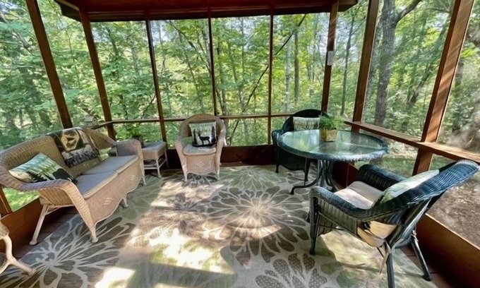 Townsend Cabin | CEDAR KNOB - 2 bdrm/2 bath, screened patio, wood fireplace
