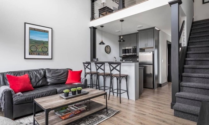 Traverse City Apartment | Center City Lofts 508-2 Near Town and TART Trail