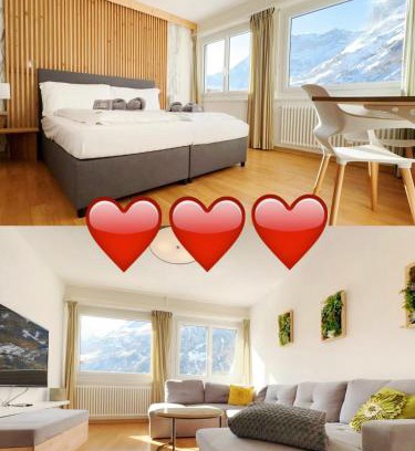 Leukerbad Apartment | Center, Sauna, View - Haus LINARIA