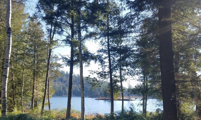 Moriah Center House | Central Adirondack Lakefront Solar Cabin