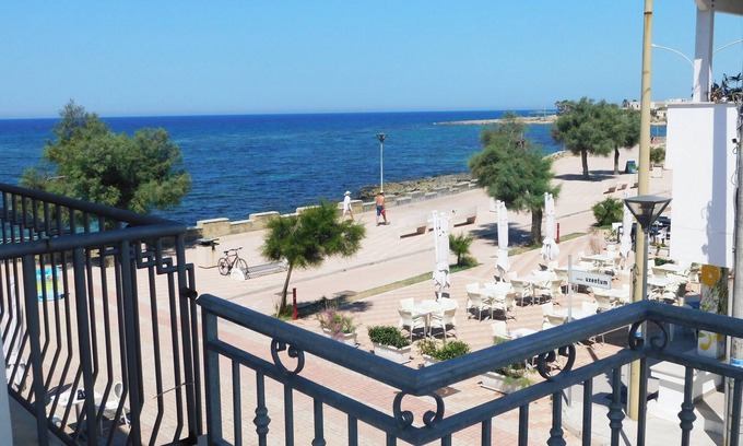 Torre San Giovanni Apartment | Central Apartment by the Ionian Seaside with Balcony, Sea View & Air Conditioning