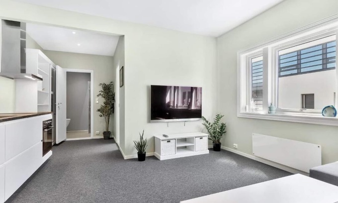 Stavanger Apartment | Central Apartment. Calm street. Backyard. Is situated in Stavanger.nnn