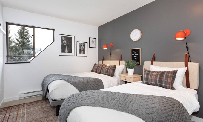 Whistler Cay Heights House | Central, Cozy Townhouse-Private Hot Tub & Parking