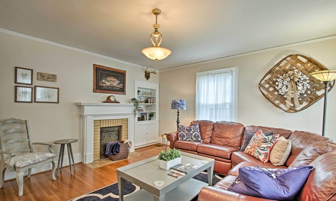 Wadesboro House | Central Wadesboro Home: Walk to Downtown Shops!