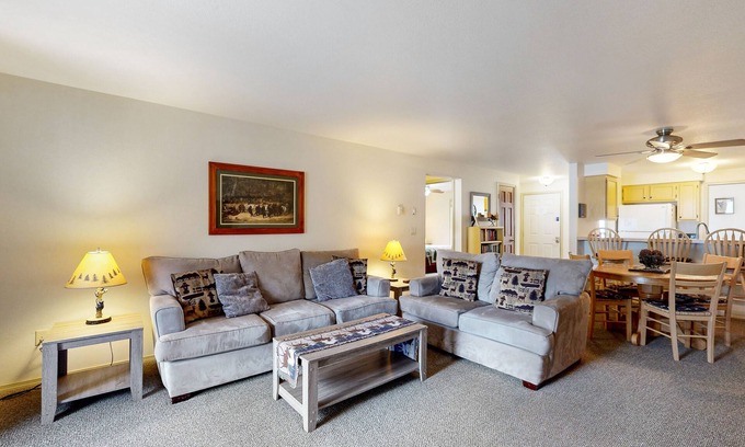 McCall Condo | Centrally located condo w/gas grill & wood fireplace - walk to town/the lake