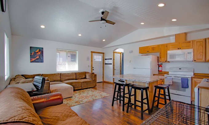 Coeur d'Alene House | Centrally-located, dog-friendly home with WiFi, private washer/dryer, firepit
