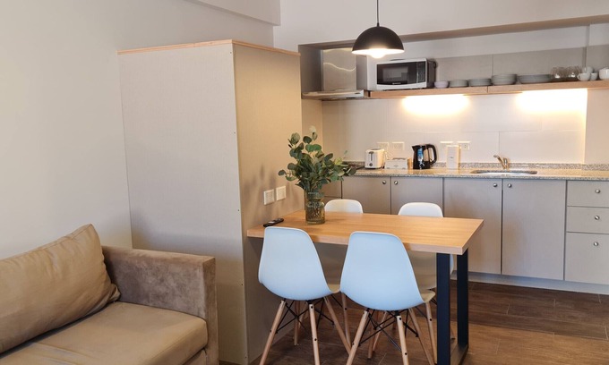 Centro Apartment | Cerro Lopez apartment located steps from the main street in Bariloche