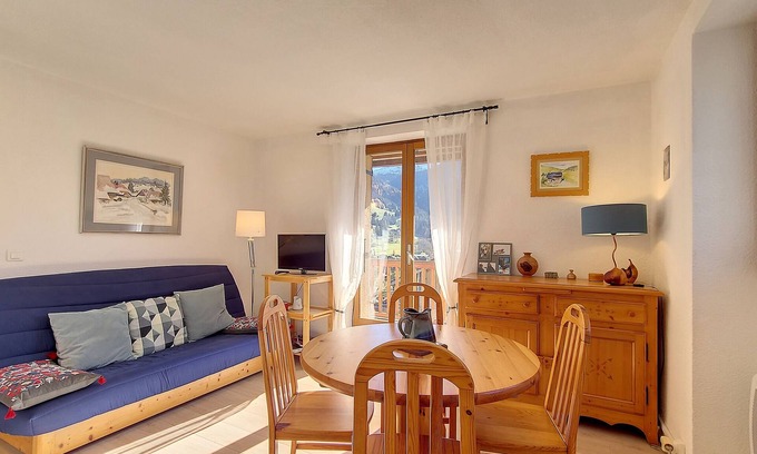 Praz-sur-Arly Apartment | Cet Appartement Traversant, D'environ 45m² Récemment Rénové, est Idéal Pour une Famille de 6 Personn