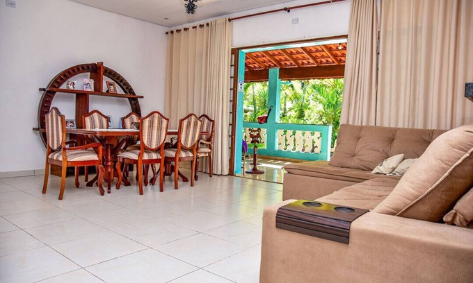 Jardim Aguapeu House | Chácara c ótima estrutura e Wi-Fi em Itanhaém/SP