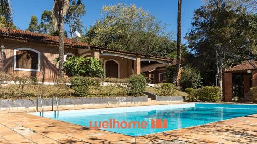 Monte Siao House | Chacara em Monte Sião com Piscina e Lazer Completo