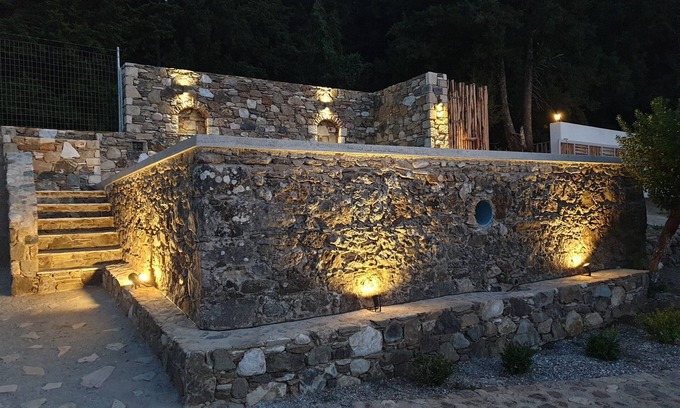 Kos House | Chaihoutes stone House into Olive farm in Zia