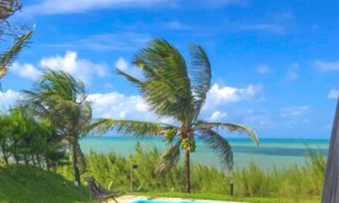 Zumbi House | Chalé com Piscina Privada Vista mar