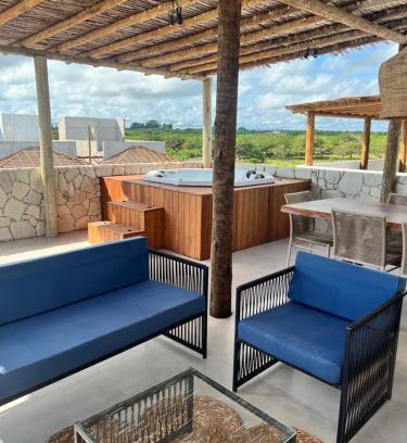 Cajueiro da Praia Apartment | Chalé Encantador com Rooftop Privativo