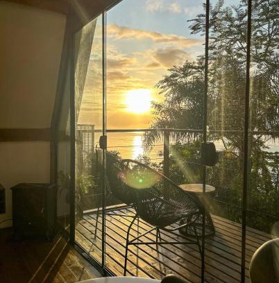 Rio das Pacas House | Chalé SHAKTI Vista Mar na Praia da Solidão Florianópolis