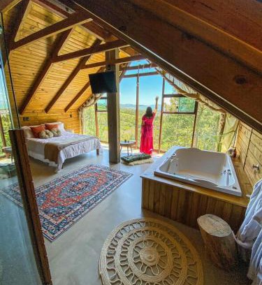 Palhoca Ski Chalet | Chalés do Tabuleiro, Chalé 1