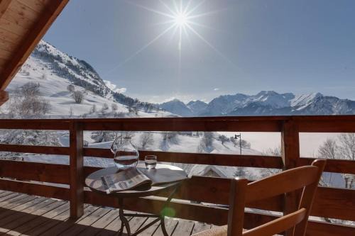 Villard-Reculas Ski Chalet | Chalet,14 p, 230m2,sauna,billard,source