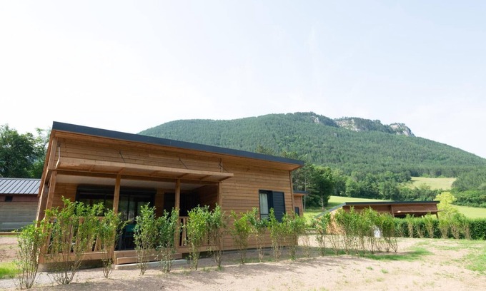Saint-Bauzile House | Chalet 4/6 people - Camping Les Berges du Bramont