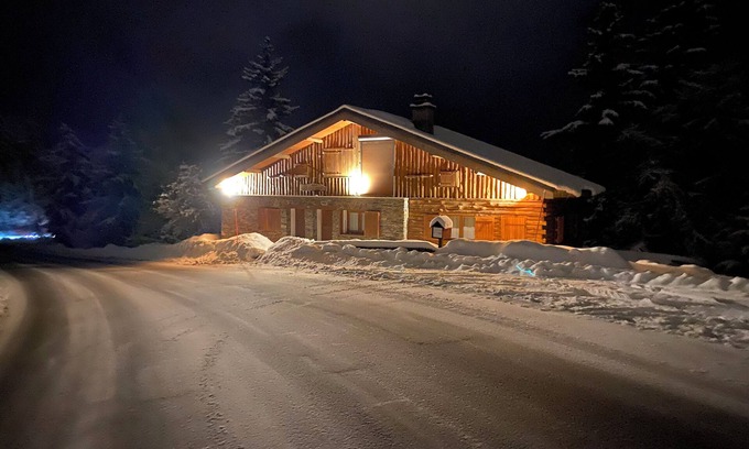 La Roche Ski Chalet | Chalet 6/8 Pers vue Mont-blanc