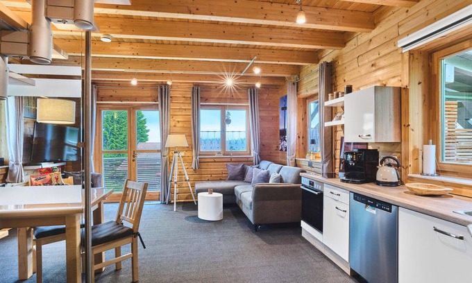 Mauth Apartment | Chalet Almbergblick with whirlpool