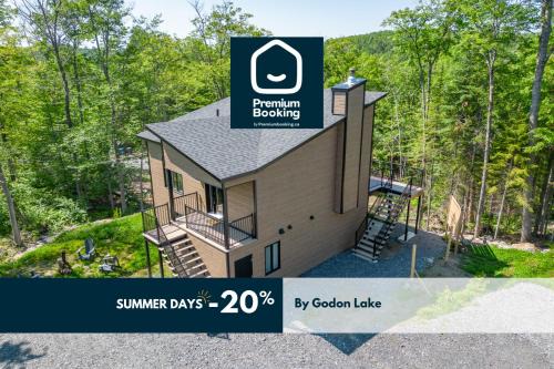 Chertsey Ski Chalet | Chalet Aube with Spa, Beach & Lake