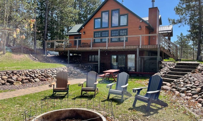 Minong Ski Chalet | Chalet Cabin on Big Bass Lake.